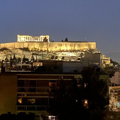 Akropolis - view from Balcony